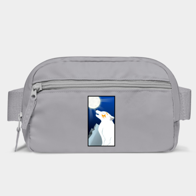 WOLF HOWLING TO THE MOON by droidmonkey