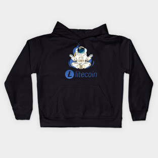 Litecoin ltc Crypto coin Crytopcurrency Kids Hoodie