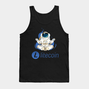 Litecoin ltc Crypto coin Crytopcurrency Tank Top