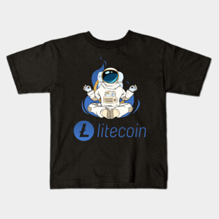 Litecoin ltc Crypto coin Crytopcurrency Kids T-Shirt
