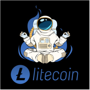 Litecoin ltc Crypto coin Crytopcurrency Posters and Art