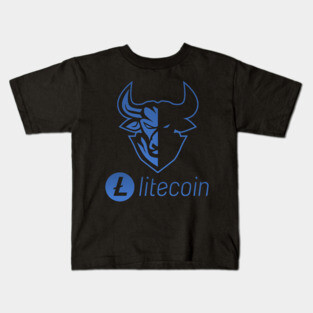 Litecoin ltc Crypto coin Crytopcurrency Kids T-Shirt