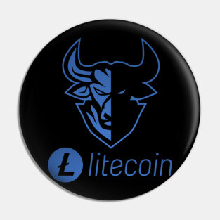 Litecoin ltc Crypto coin Crytopcurrency Pin
