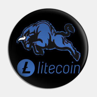 Litecoin ltc Crypto coin Crytopcurrency Pin