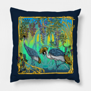 Crane Deco Pillow