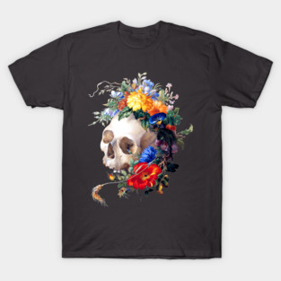 Skull and Flowers T-Shirt