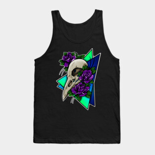 Raven skull Tank Top
