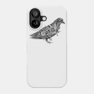 Steampunk Pigeon Phone Case
