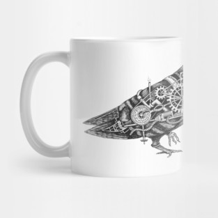 Steampunk Pigeon Mug