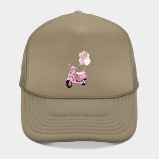 Pink scooter Hat