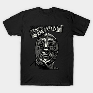 Enmascarado Plata Mexican Wrestler Legend El Santo T-Shirt