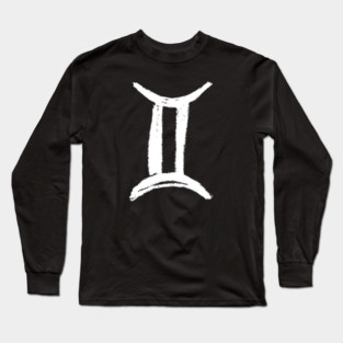 Gemini Horoscope Sign Long Sleeve T-Shirt