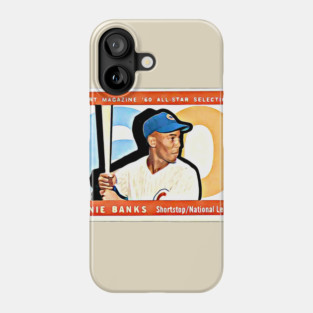 1960 Ernie Banks Mr. Cub Phone Case