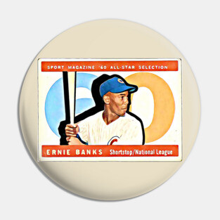 1960 Ernie Banks Mr. Cub Pin