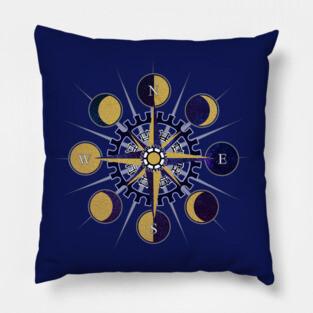 Solar Compass Pillow