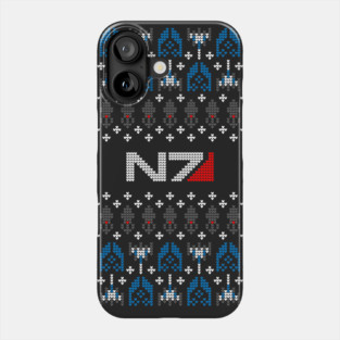 Ugly Mass Effect Christmas Sweater Phone Case