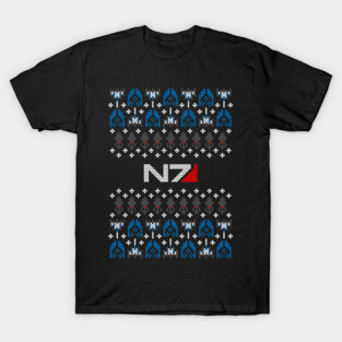 Ugly Mass Effect Christmas Sweater T-Shirt