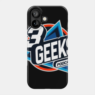 3 Geeks podcast Phone Case