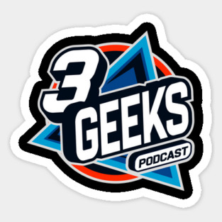 3 Geeks podcast Sticker