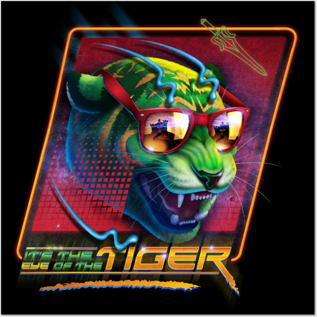 Eye of the Tiger Wall Art by RockyDavies