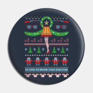 A Christmas Sweater Pin