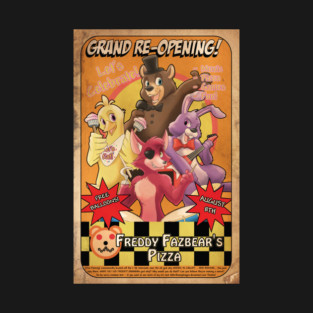 Grand Opening of Freddie's Pizza! T-Shirt