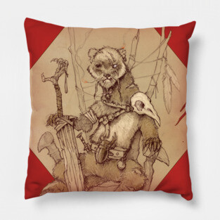 Unkillable Weasel Pillow