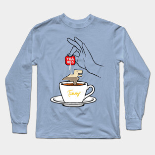 Tanny and the Tea Rex Long Sleeve T-Shirt
