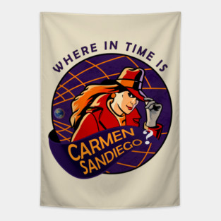 Where in time is Carmen Sandiego Tapestry