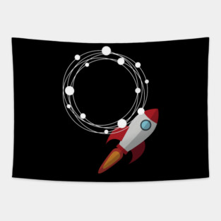 Ecomi to the moon Tapestry