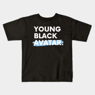 Young Black Avatar (Version V) Kids T-Shirt