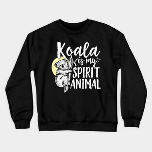 Koala Is My Spirit Animal Crewneck Sweatshirt