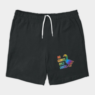Funny No Gender Only Goose Rainbow LGBT Movement Quote Shorts