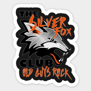 The Silver Fox Club Sticker