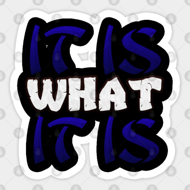 Motivational Words After Setback. It is what it is! MOVE ON! Sticker by JumpRopeaDope