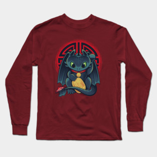 Maneki Dragon Long Sleeve T-Shirt