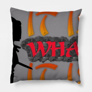 It is what it is! Samurai Image Motivational Quote. Pillow
