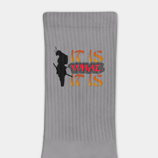 It is what it is! Samurai Image Motivational Quote. by JumpRopeaDope