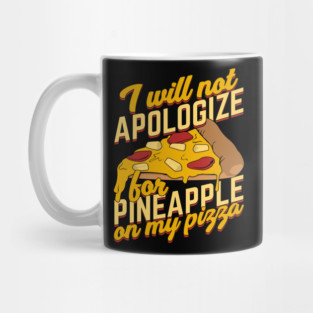 Funny Pineapple Pizza Lover Gift Mug