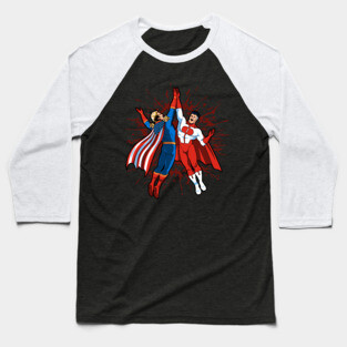 Super Maniac Friends Baseball T-Shirt