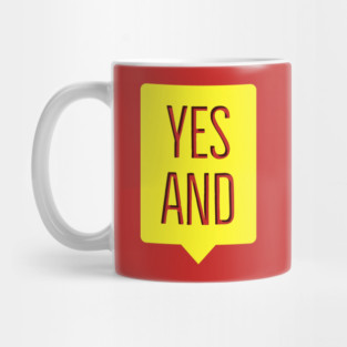 Improv Yes And Mug
