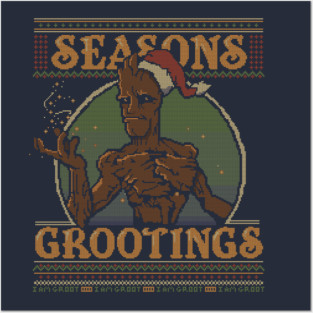 Seasons Grootings Sweater Posters and Art