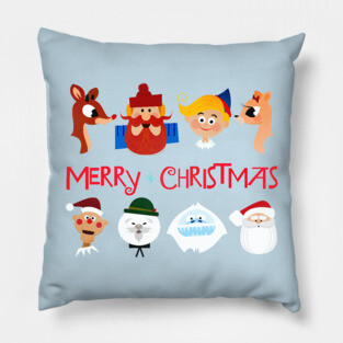 Rudolph The Red Nosed Reindeer Pillow