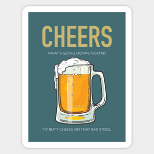 Cheers - TV Series Poster Sticker