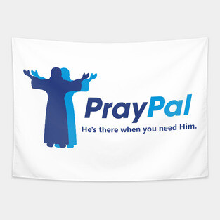 PrayPal Jesus Tapestry