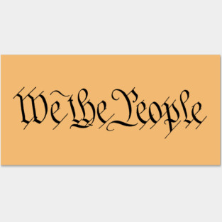 We The People Parchment Posters and Art