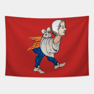 Bizarre medieval Tapestry