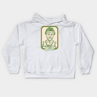 Larry Bird / Retro Basketball Fan Design Kids Hoodie