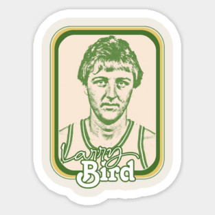 Larry Bird / Retro Basketball Fan Design Magnet