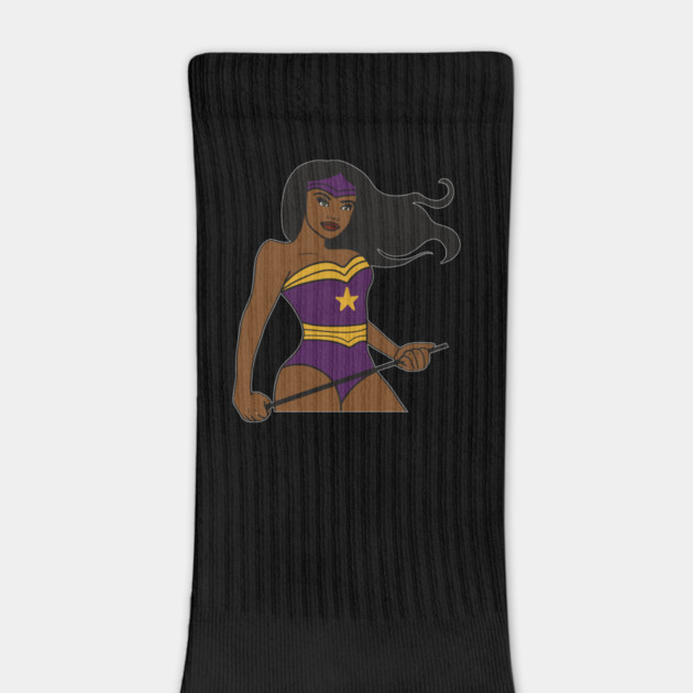 Afro Superhero Woman, Black Pride, African by logiamerch